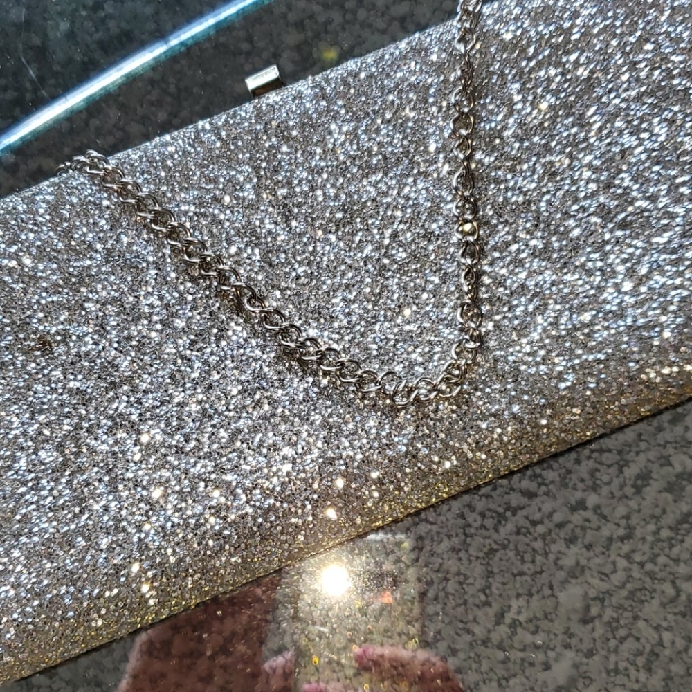 Vintage glitter evening bag.